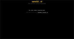 Desktop Screenshot of cero32.cl